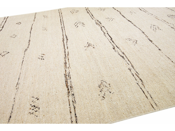 Modern Moroccan Boho Wool Rug 12 X 15