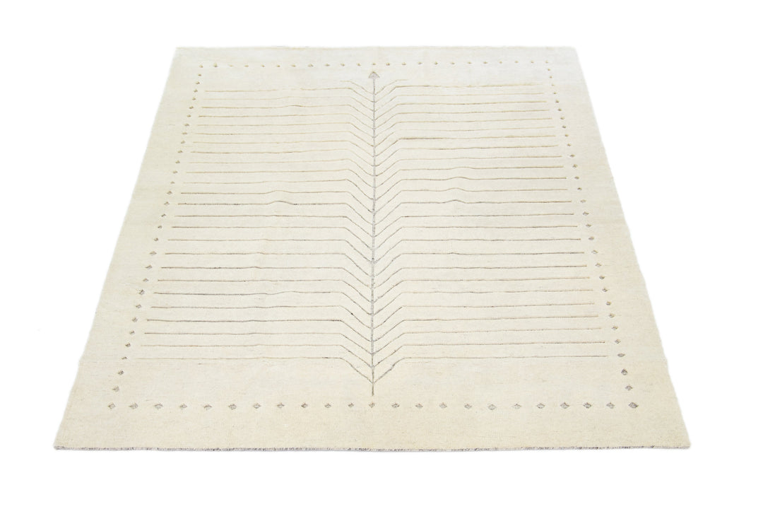Modern Moroccan Wool Rug 8 X 10
