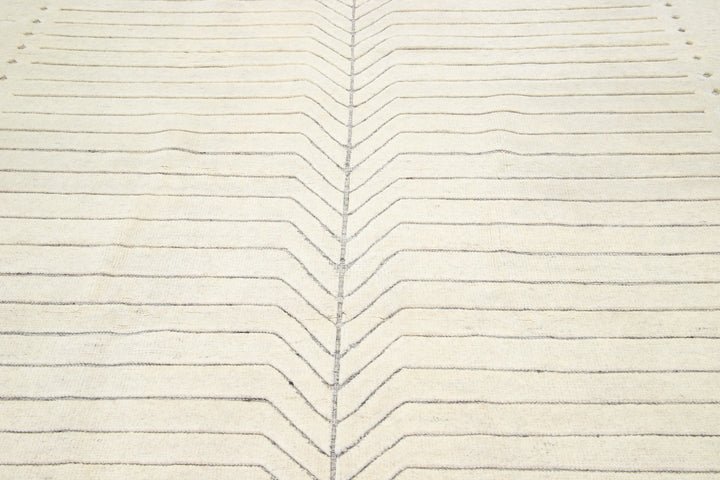 Modern Moroccan Wool Rug 8 X 10