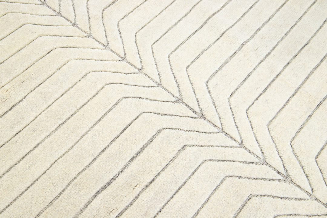 Modern Moroccan Wool Rug 8 X 10