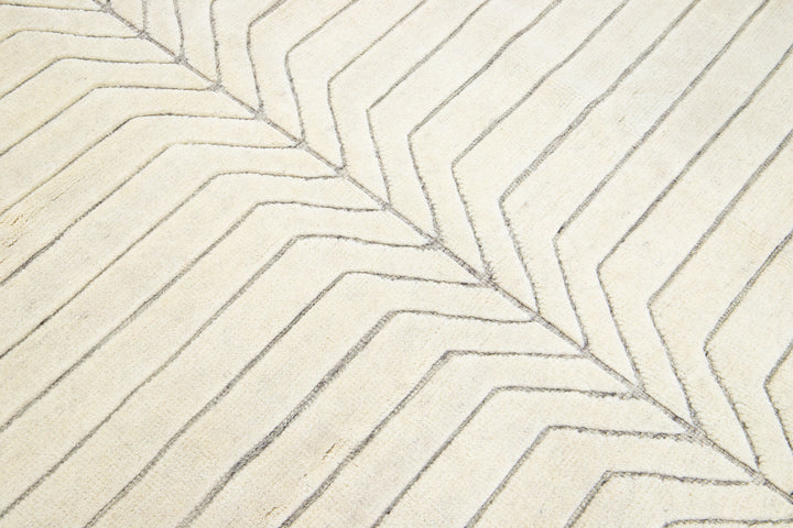 Modern Moroccan Wool Rug 8 X 10