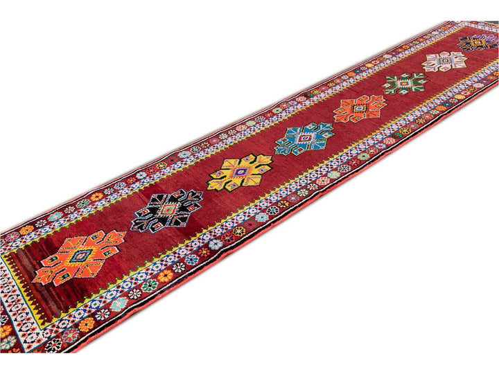 Mid 20th Century Beautiful Turkish Runner Rug, 3 X 13