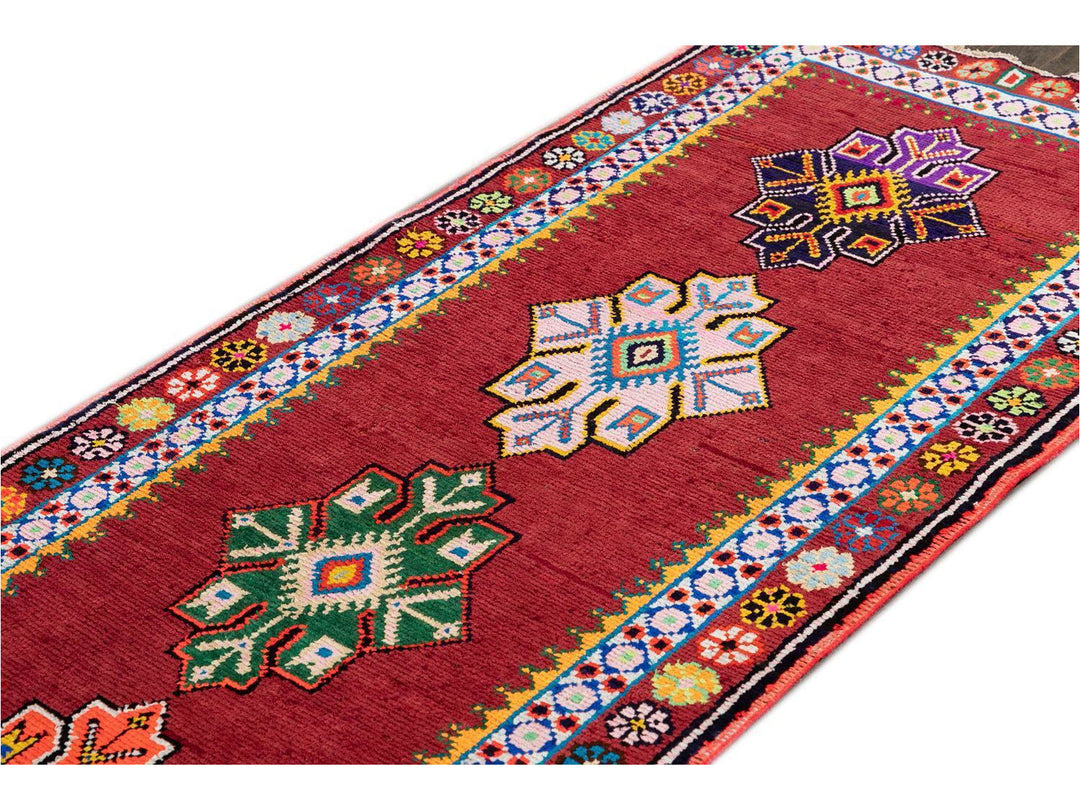 Mid 20th Century Beautiful Turkish Runner Rug, 3 X 13