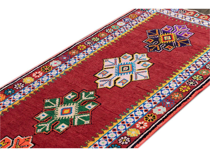 Mid 20th Century Beautiful Turkish Runner Rug, 3 X 13