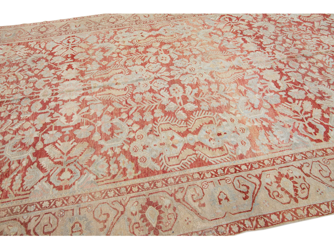 Antique Malayer Wool Rug 8 X 13