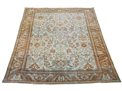 Antique Mahal Wool Rug 11 X 14