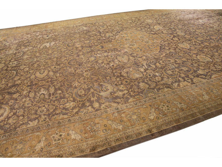 Antique Sultanabad Wool Rug 13 X 22