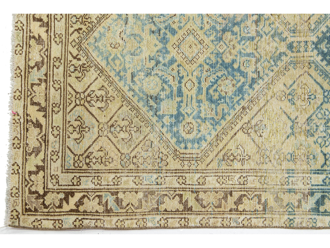 Antique Malayer Wool Runner 3 X 16
