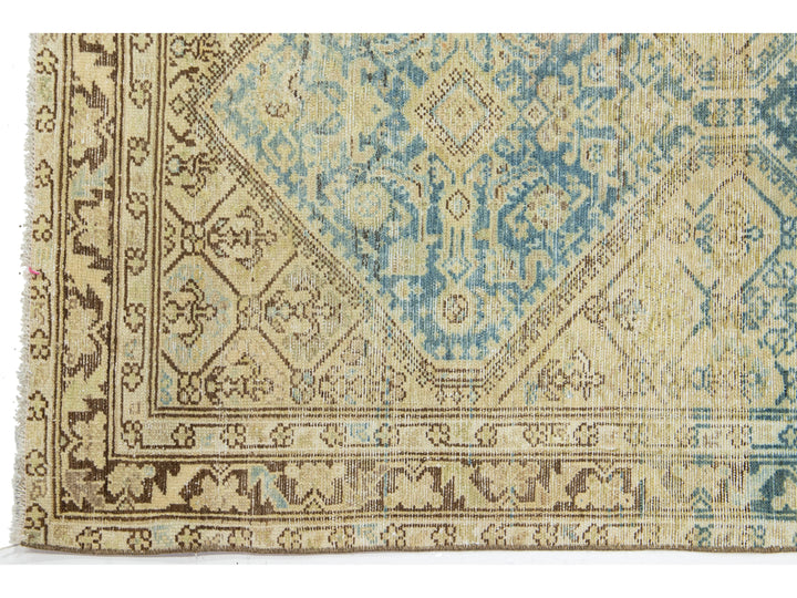 Antique Malayer Wool Runner 3 X 16