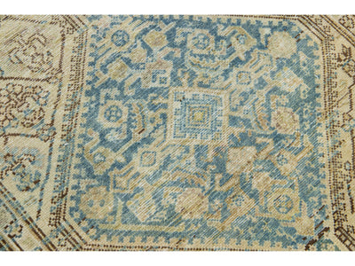 Antique Malayer Wool Runner 3 X 16