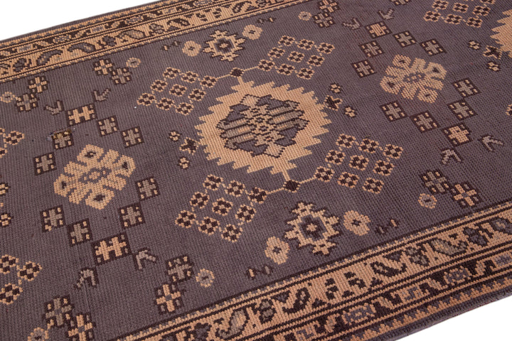 Antique Turkish Oushak Wool Runner 5 X 23