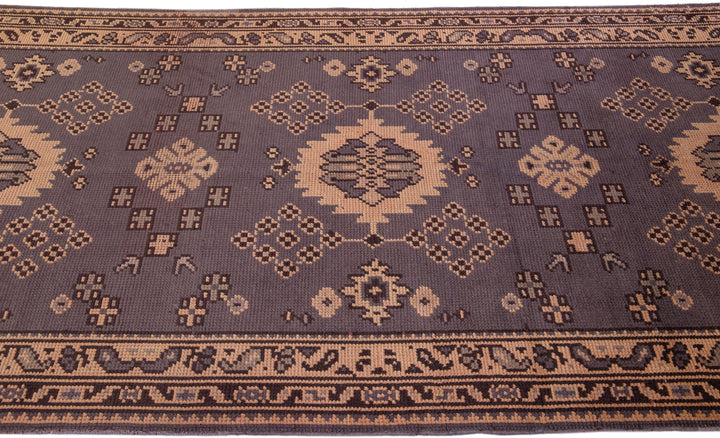 Antique Turkish Oushak Wool Runner 5 X 23