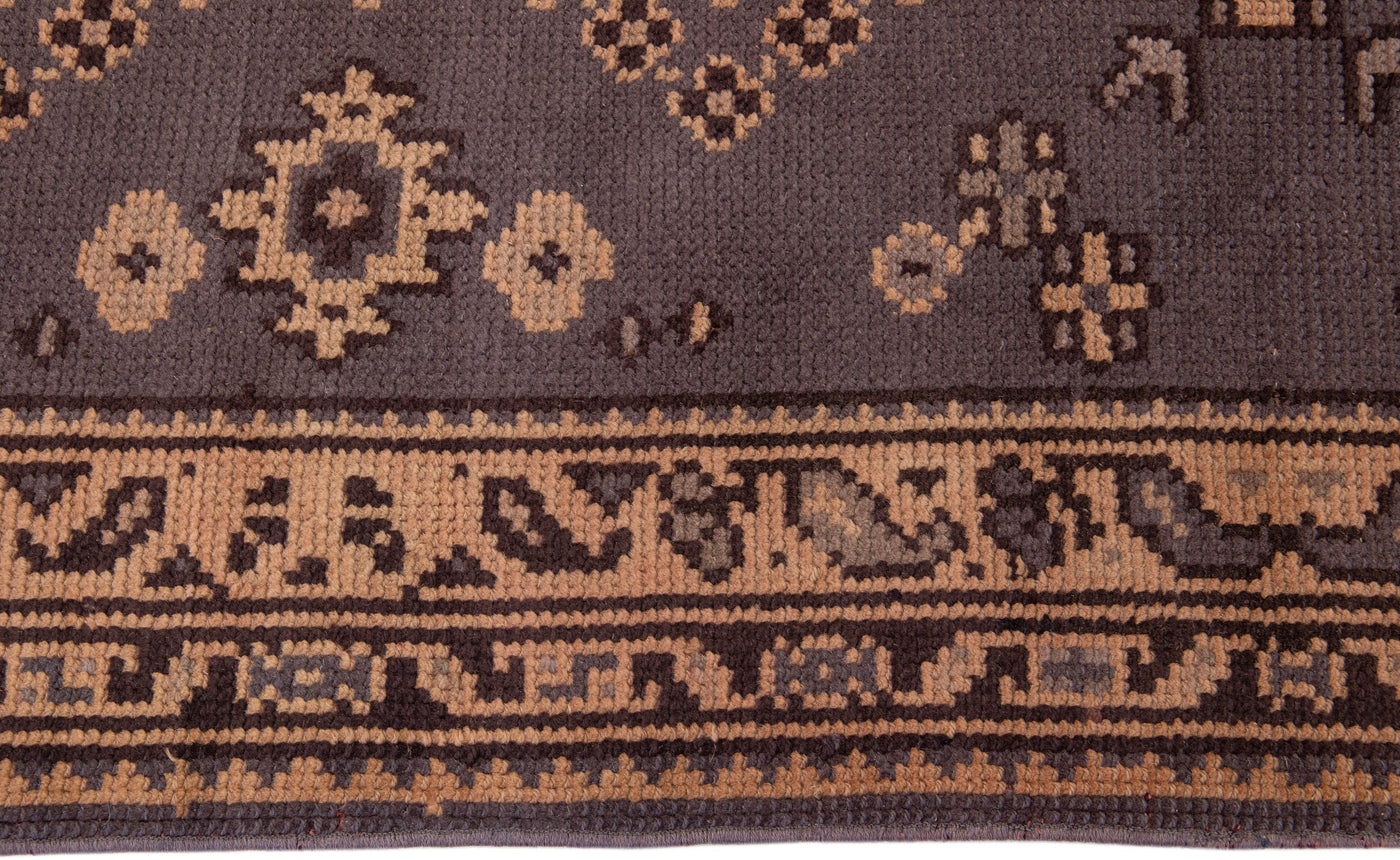 Antique Turkish Oushak Wool Runner 5 X 23