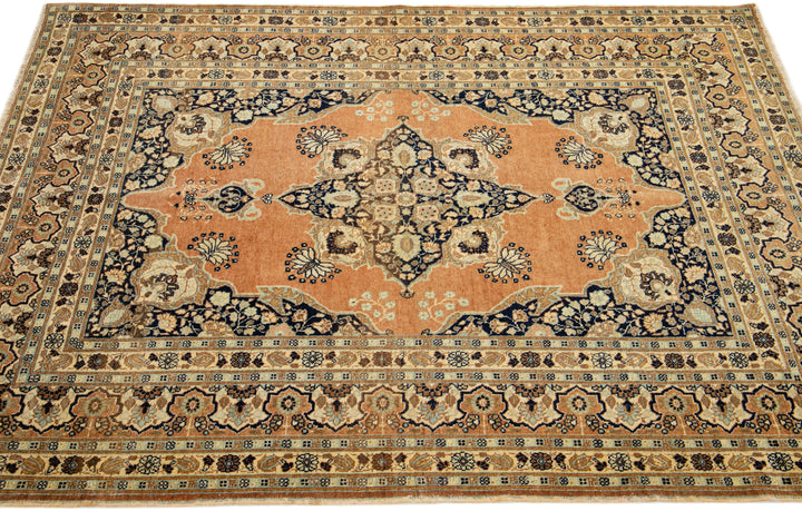 Antique Tabriz Wool Rug 4 X 6