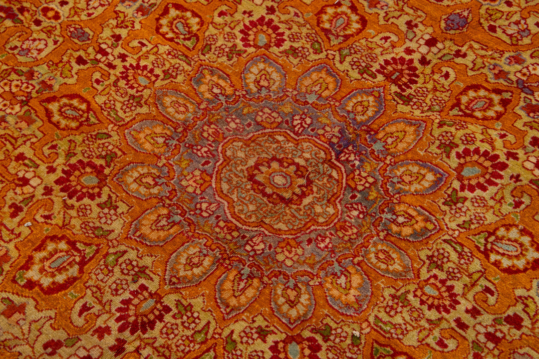 Antique Tabriz Persian Wool Rug  25 X 33