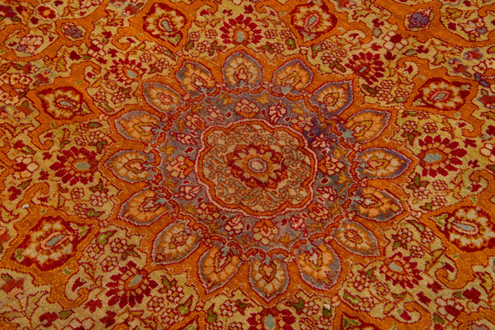 Antique Tabriz Persian Wool Rug  25 X 33