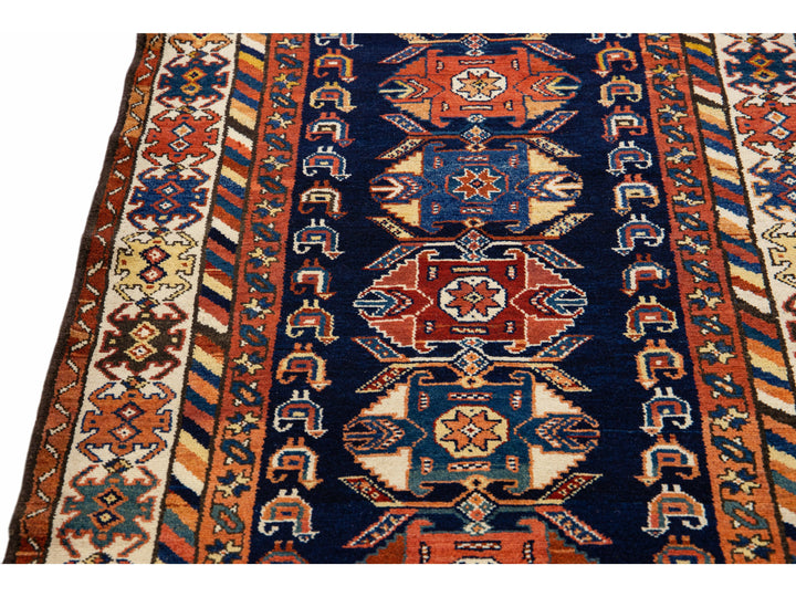 Antique Malayer Rug 3 X 12