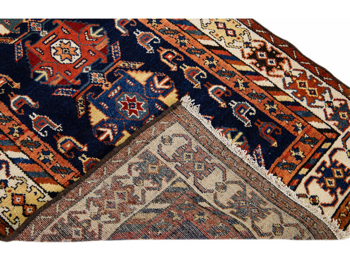 Antique Malayer Rug 3 X 12