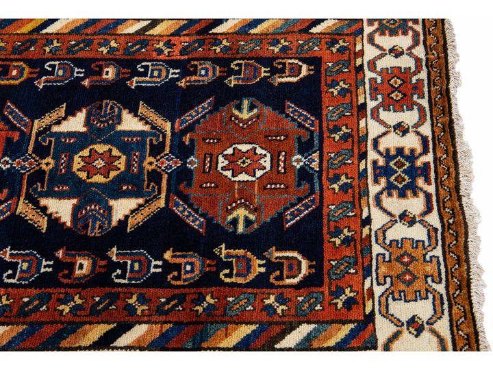 Antique Malayer Rug 3 X 12