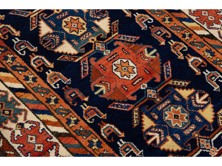 Antique Malayer Rug 3 X 12
