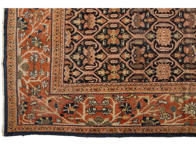 Antique Mahal Wool Rug 10 X 12