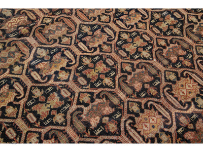 Antique Mahal Wool Rug 10 X 12