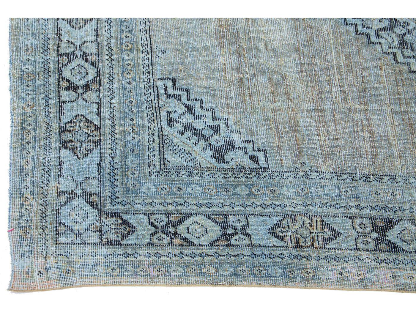 Antique Mahal Wool Rug 7 X 10