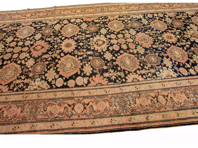 Antique Karabakh Wool Runner 7 X 19