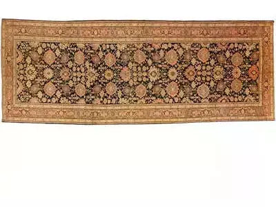 Antique Karabakh Wool Runner 7 X 19