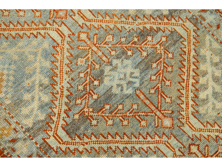 Antique Malayer Wool Runner 3 X 16