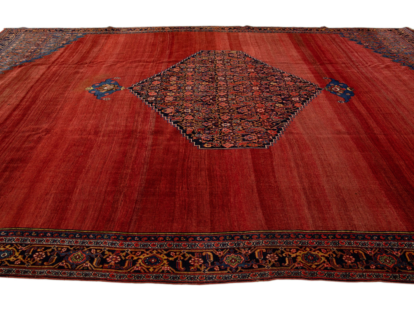 Antique Bidjar Wool Rug 12 X 17