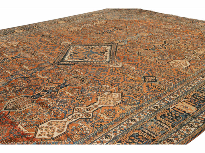 Antique Persian Joshagan Rug 14 x 20