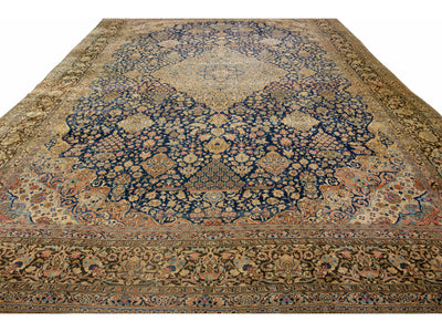 Antique Tabriz Rug 14 X 2