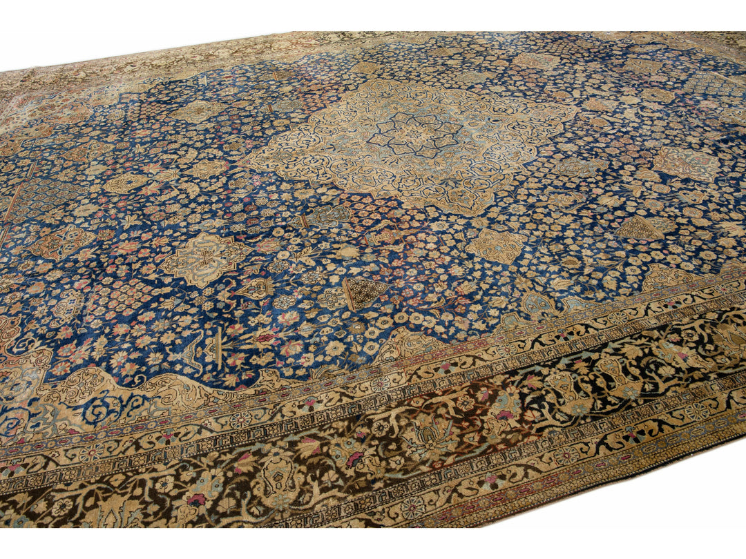 Antique Tabriz Rug 14 X 2