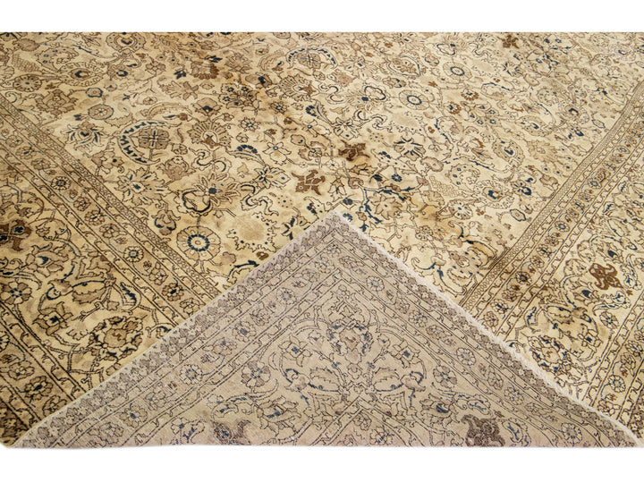 Antique Tabriz Wool Rug 14 X 18
