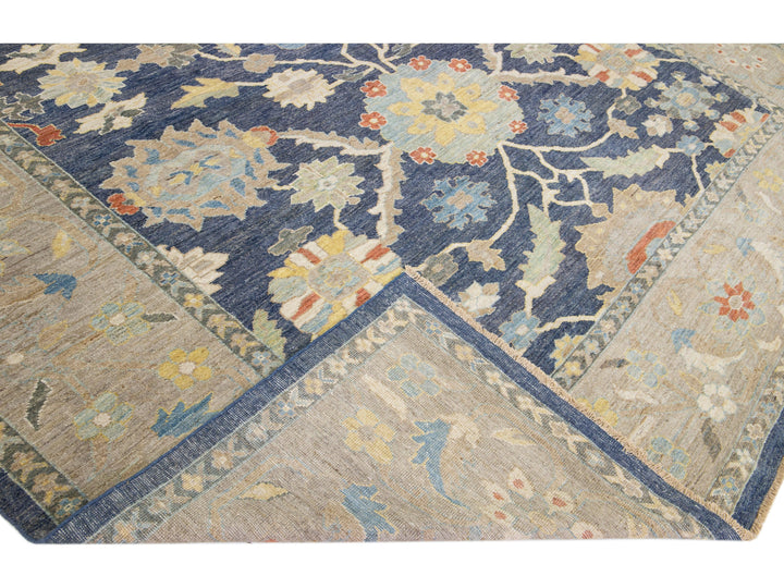 Modern Sultanabad Wool Rug 11 X 12