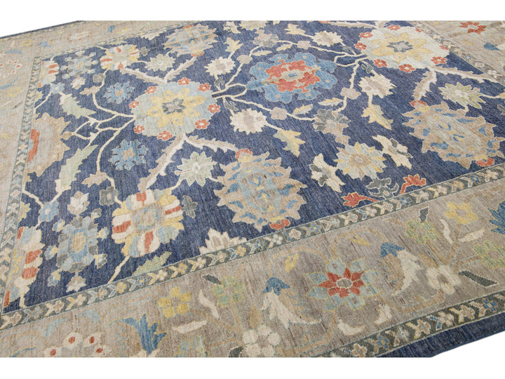 Modern Sultanabad Wool Rug 11 X 12