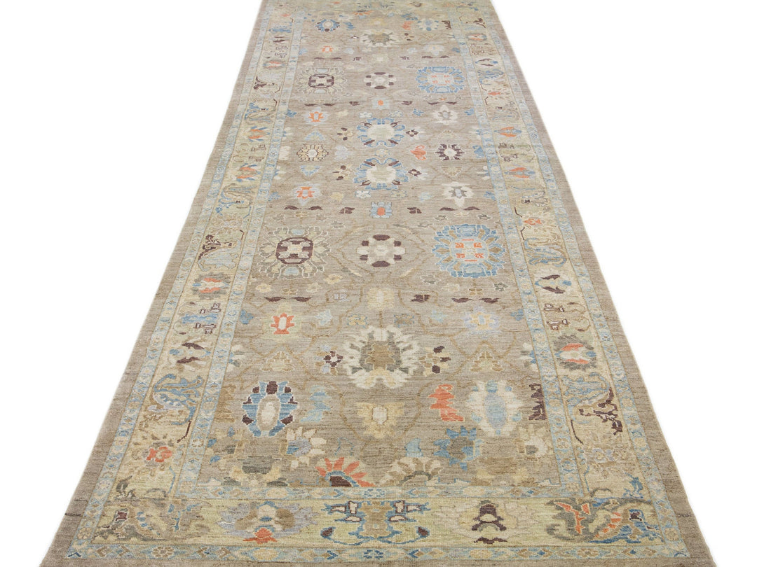 Modern Sultanabad Wool Rug 6 X 19