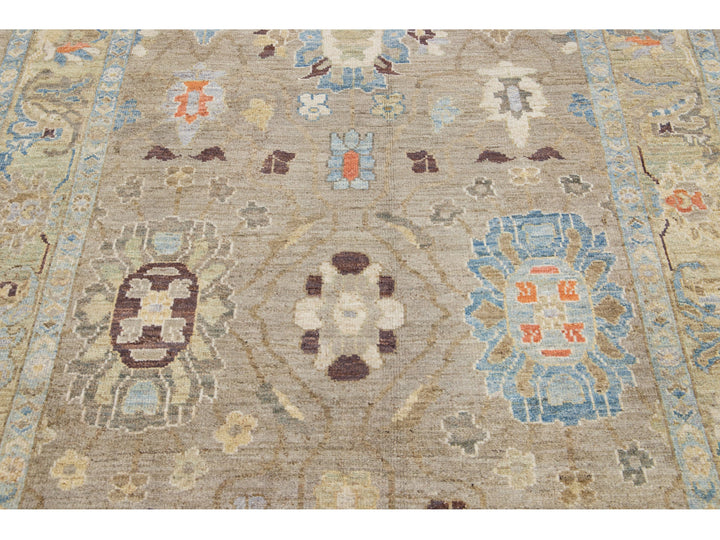 Modern Sultanabad Wool Rug 6 X 19