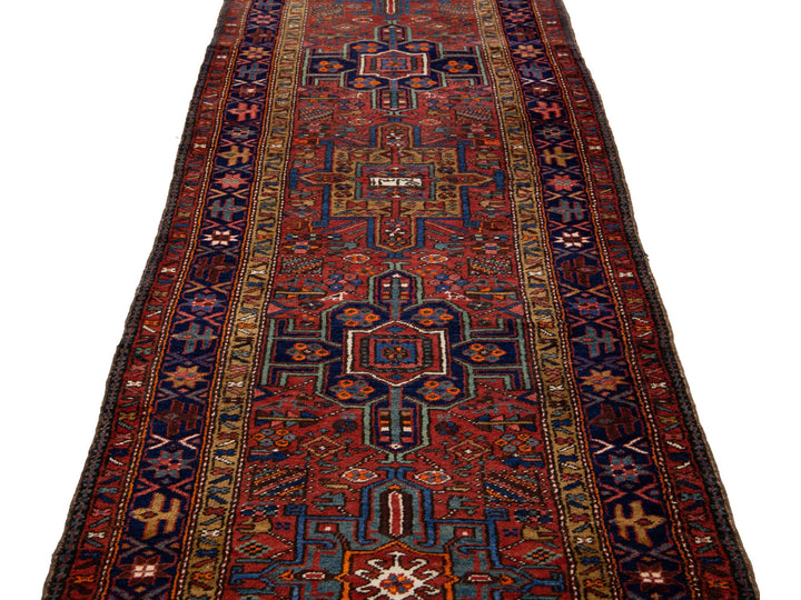 Vintage Karajah Wool Runner 4 X 16