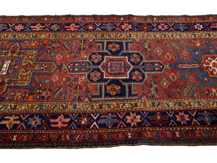 Vintage Karajah Wool Runner 4 X 16