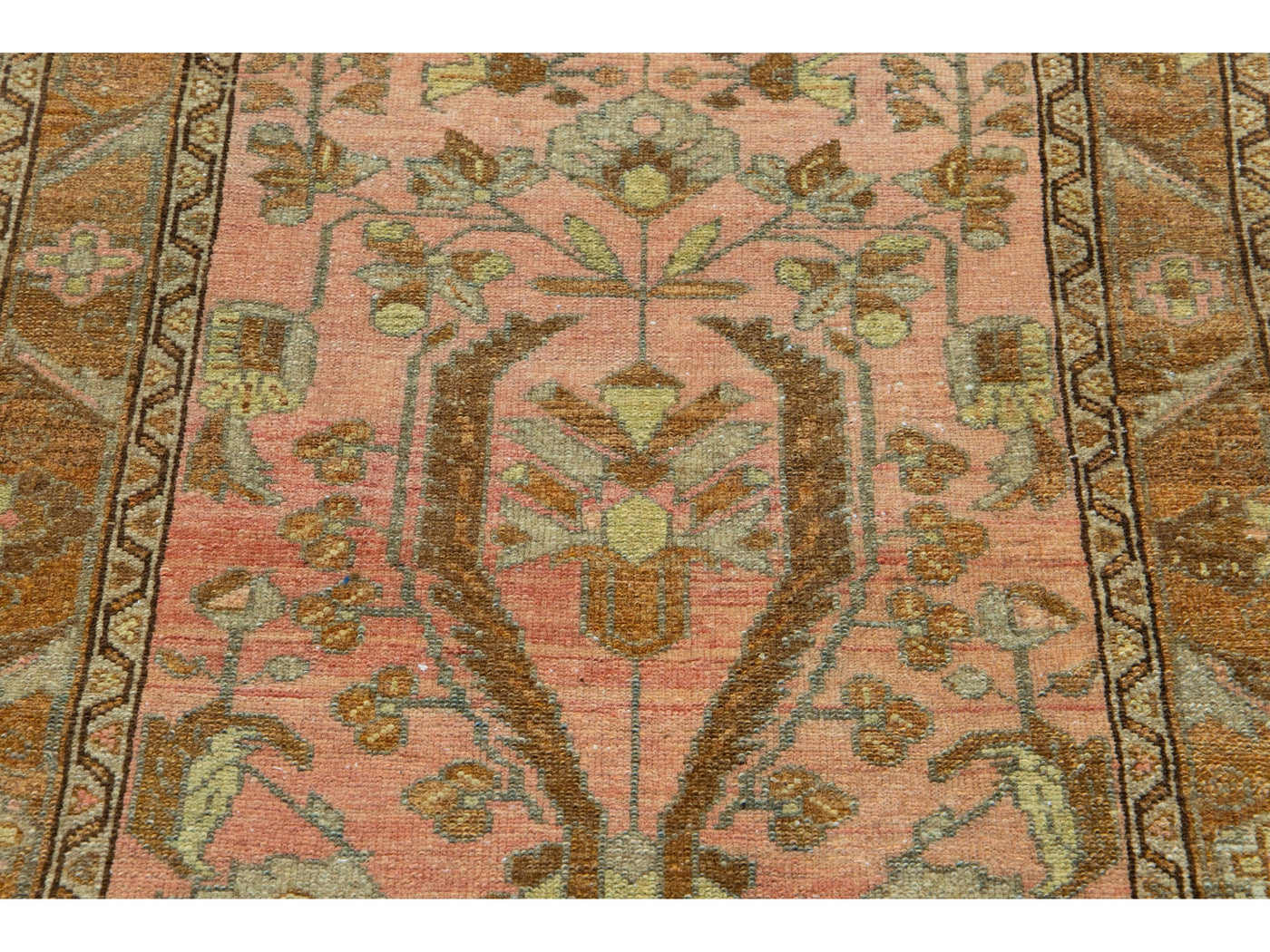 Antique Lilihan Wool Runner 3 X 19