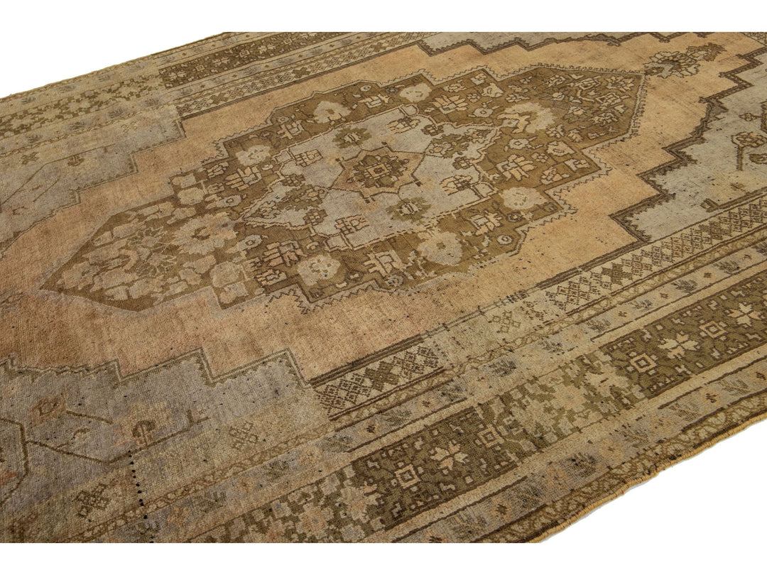 Antique Turkish Khotan Wool Rug 7 X 13