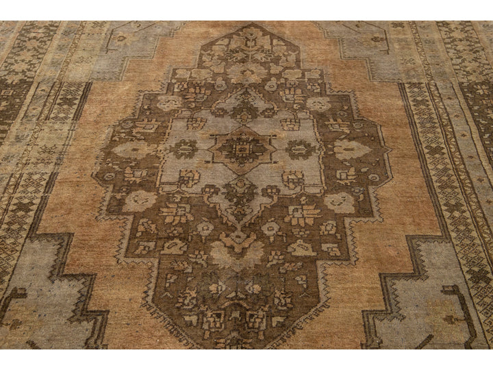 Antique Turkish Khotan Wool Rug 7 X 13