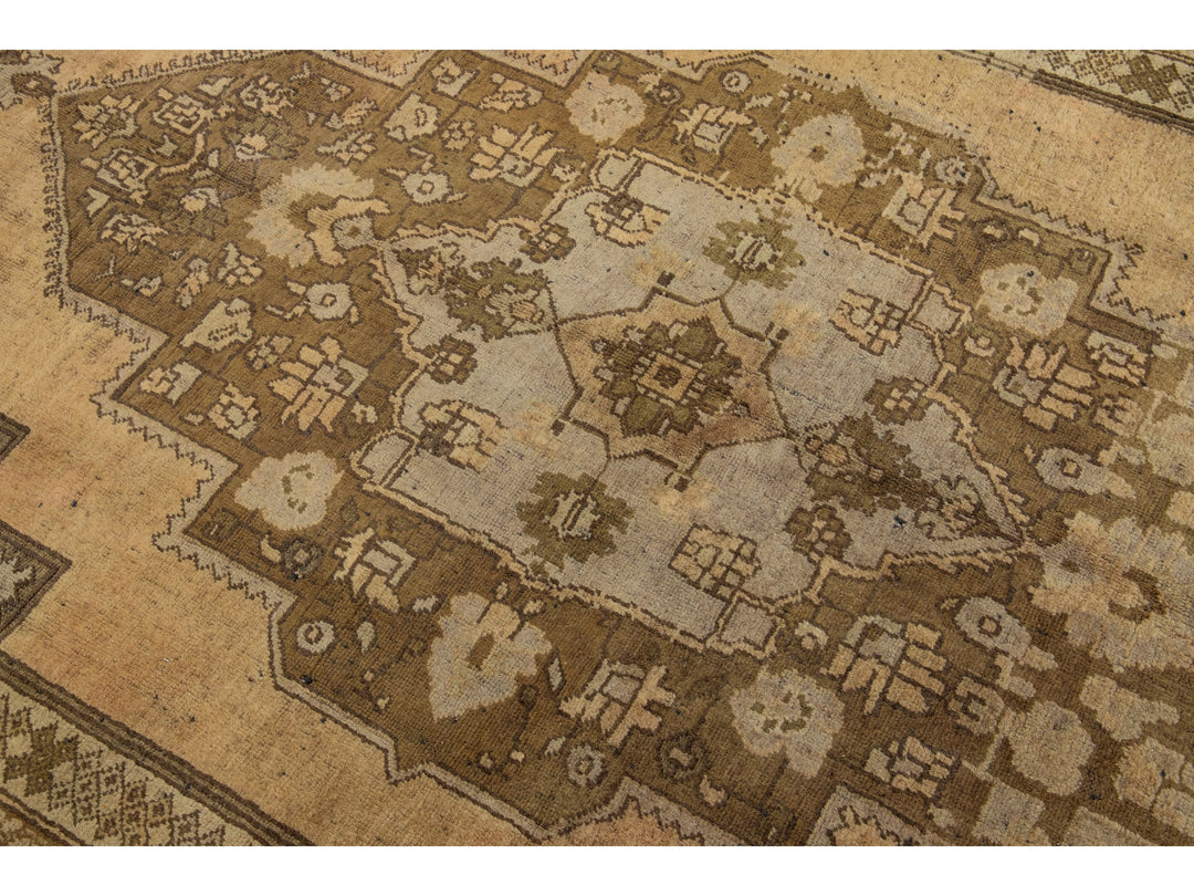 Antique Turkish Khotan Wool Rug 7 X 13