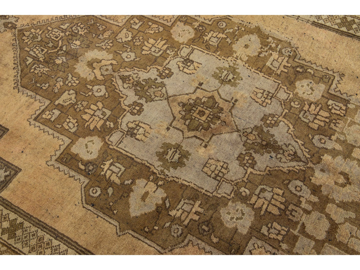 Antique Turkish Khotan Wool Rug 7 X 13