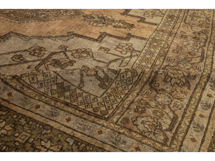Antique Turkish Khotan Wool Rug 7 X 13