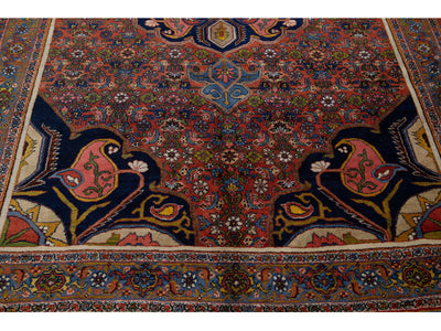 Antique Bidjar Wool Rug 8 X 11