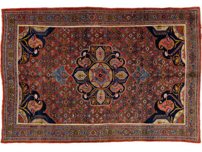 Antique Bidjar Wool Rug 8 X 11