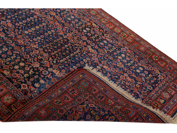 Antique Bidjar Wool Rug 5 X 7